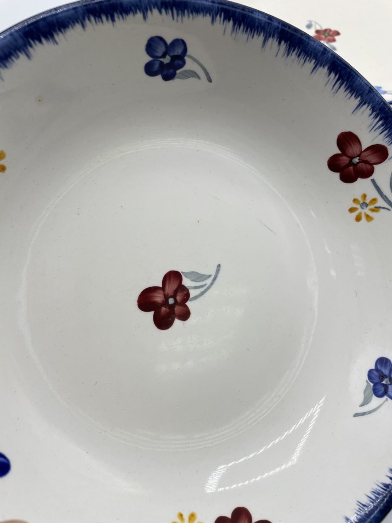 Lot de 3 assiettes vintage Digoin Sarreguemines décor Mary Lou – Image 3