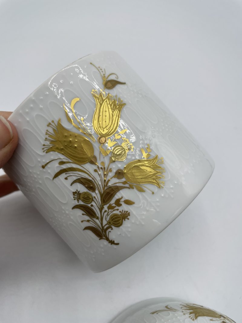 Bonbonnière porcelaine Rosenthal Romanze design Bjorn Wiinblad – Image 5