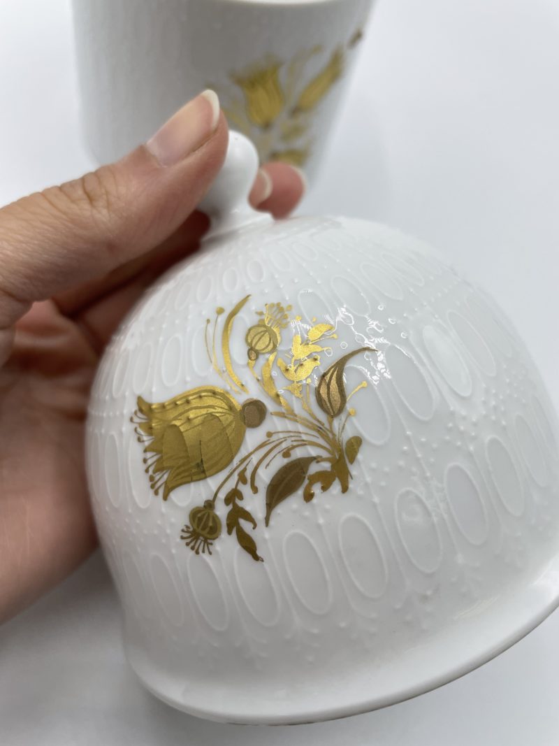 Bonbonnière porcelaine Rosenthal Romanze design Bjorn Wiinblad – Image 2