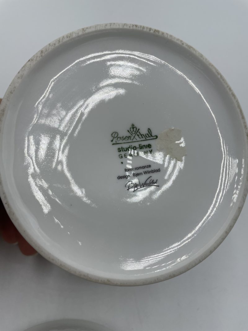 Bonbonnière porcelaine Rosenthal Romanze design Bjorn Wiinblad – Image 3