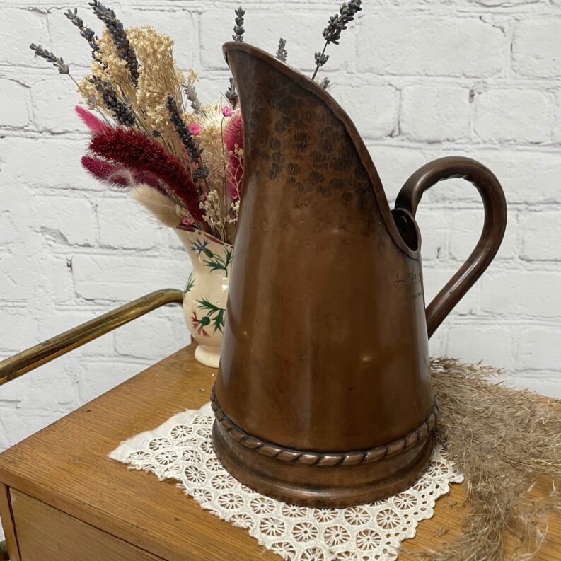carafe vintage cuivre art mof jean paul thevenot