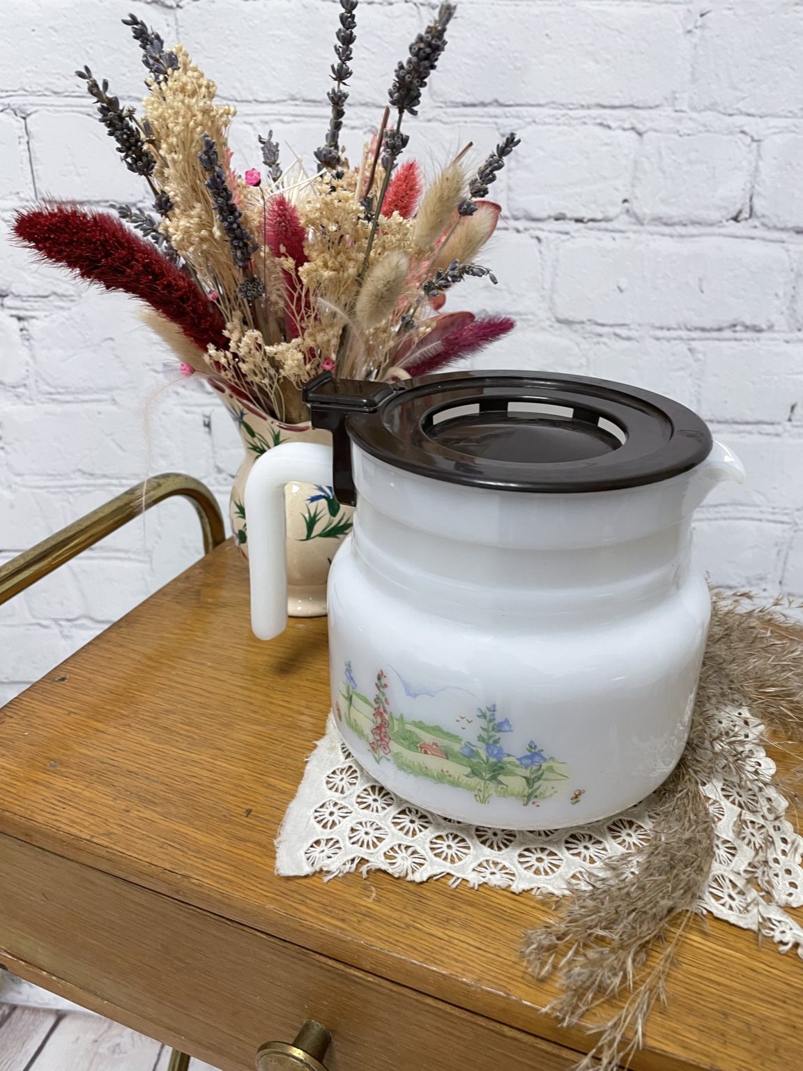 Cafetière verseuse Arcopal vintage - Arts de la table