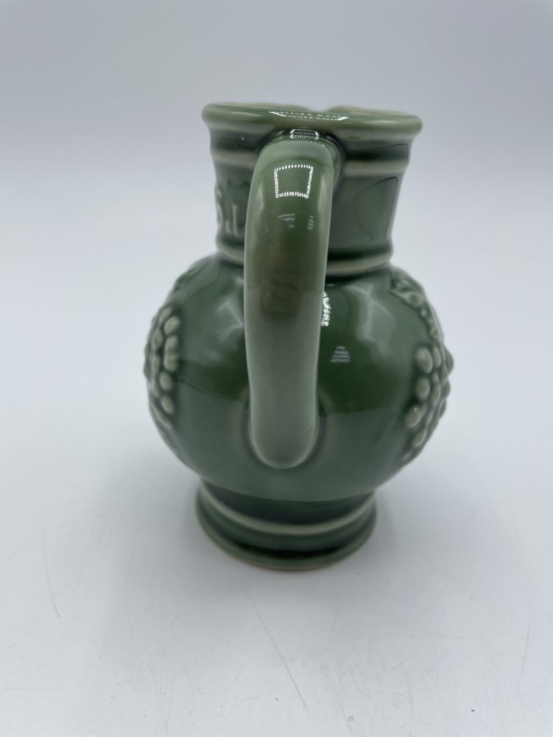 Petite carafe cruche céramique vert grappes de raisin – Image 7