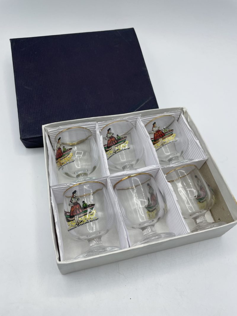 Lot de 5 petits flacons à parfum égyptiens vintage – Image 2