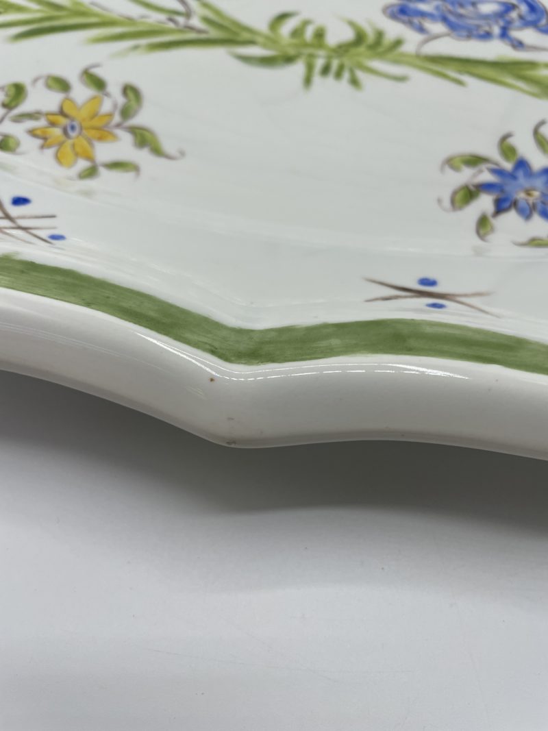 Grand plat ovale de présentation Gien – Image 6