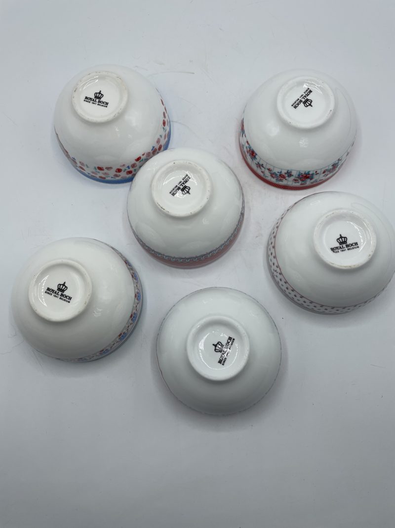 Lot de 6 petits bols en céramique Royal Boch petit déjeuner – Image 10