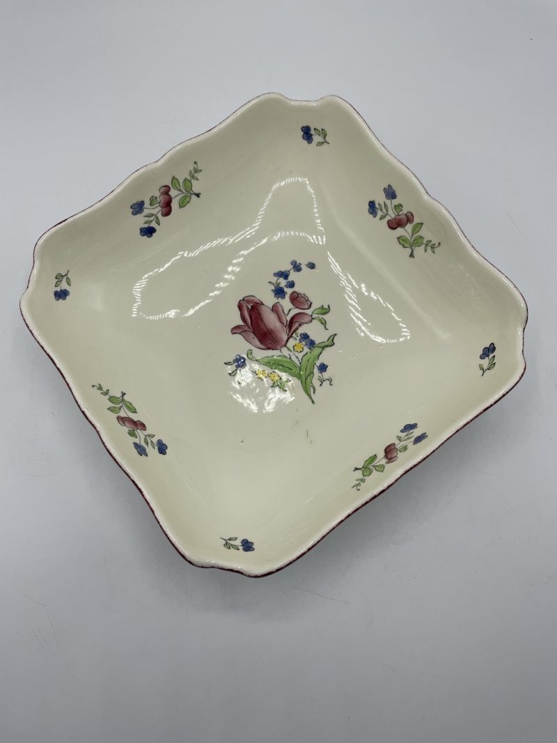 Saladier carré vintage Gien – Image 7