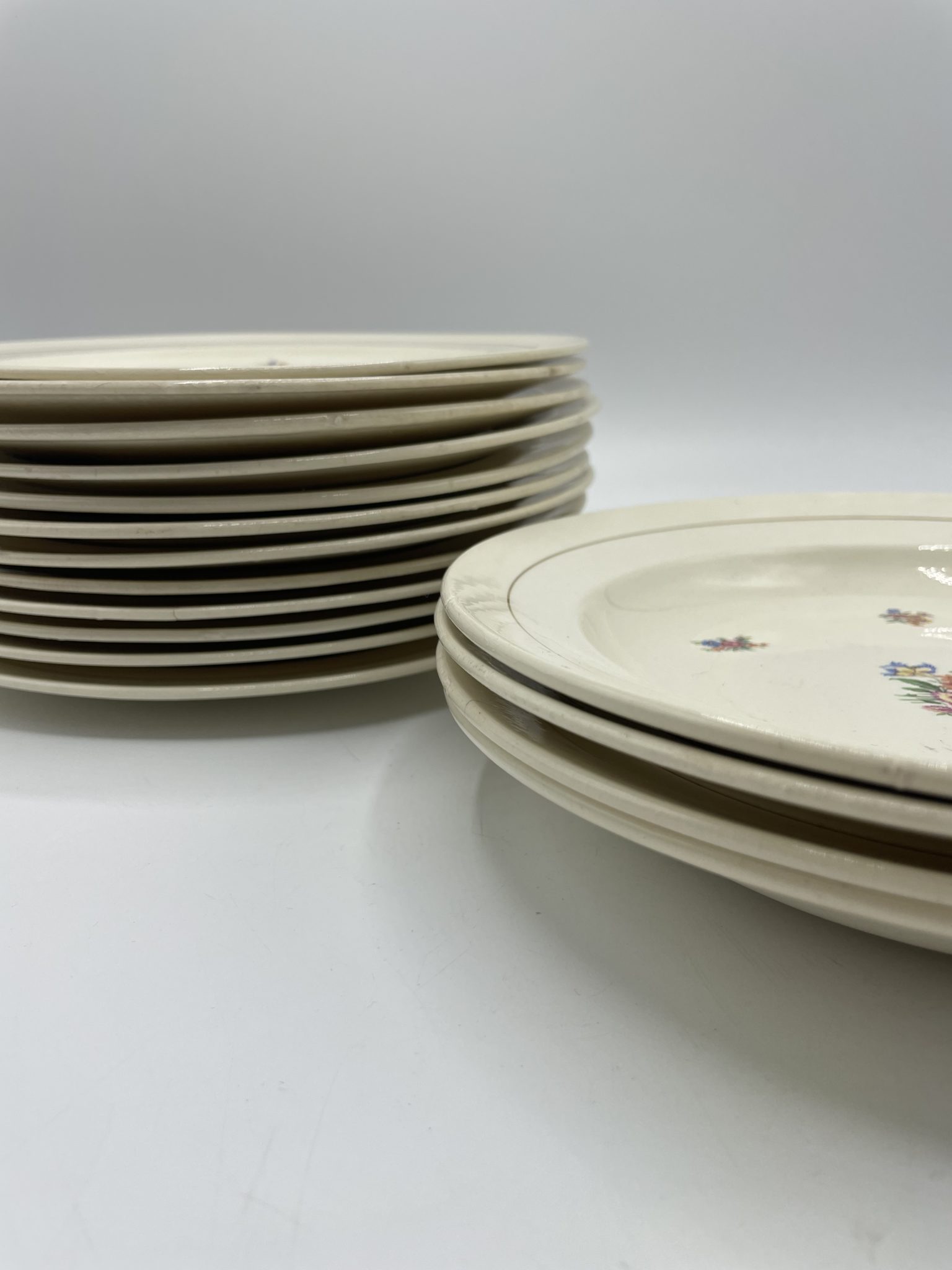 Assiette ronde mosaïque bleue Sambuco