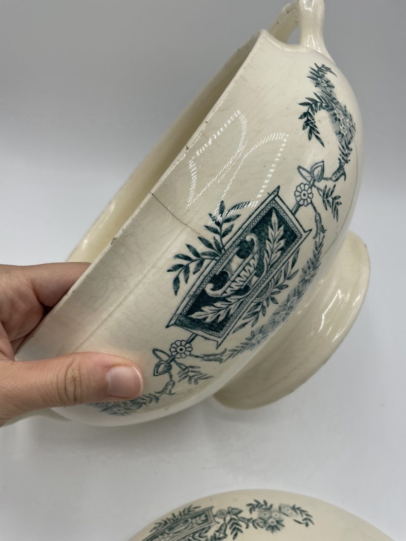 Soupière vintage en céramique Lutèce Longchamp – Image 5