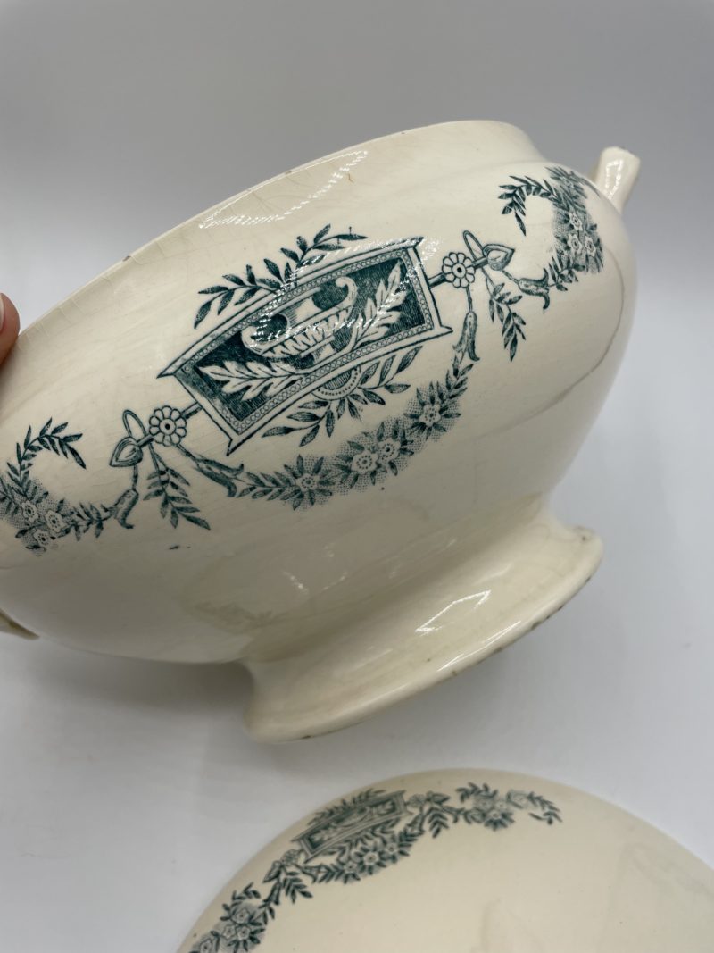 Soupière vintage en céramique Lutèce Longchamp – Image 9