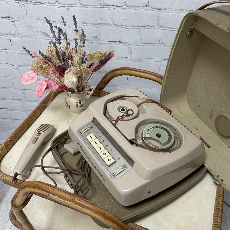 stenorette grundig machine dictee enregistreur son vintage ancien