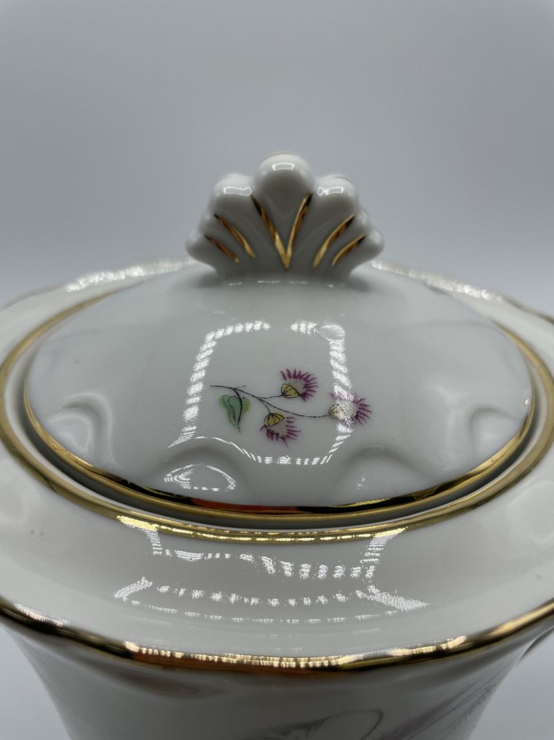 Duo théière et sucrier M & S pâte de Limoges fabriqués en Berry – Image 8