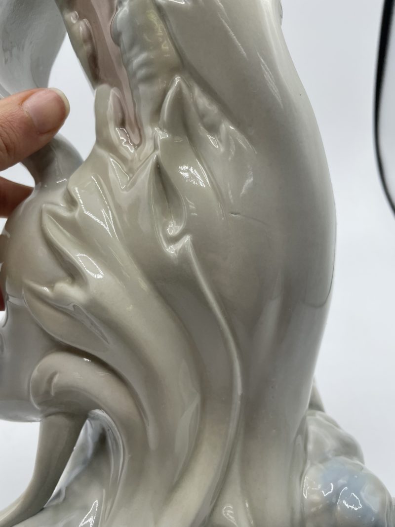 Vase en porcelaine écureuils Miguel Requena – Image 4