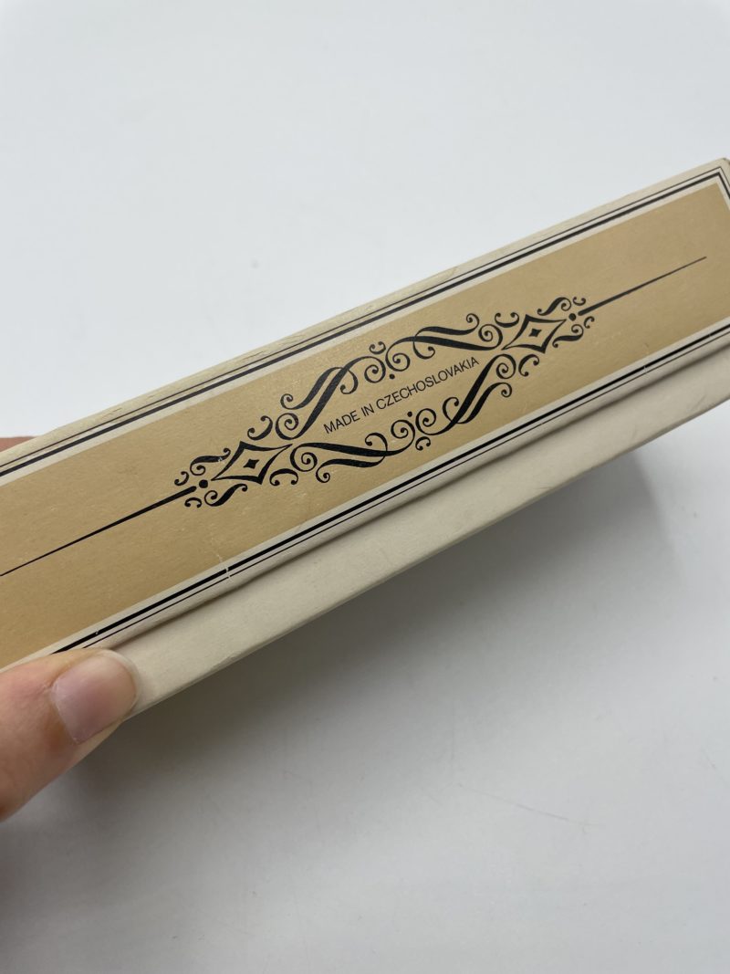 Pipe cognac vintage cristal de bohème – Image 6