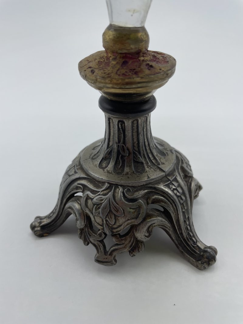 Joli coupe vasque vintage en verre style vitrail – Image 5