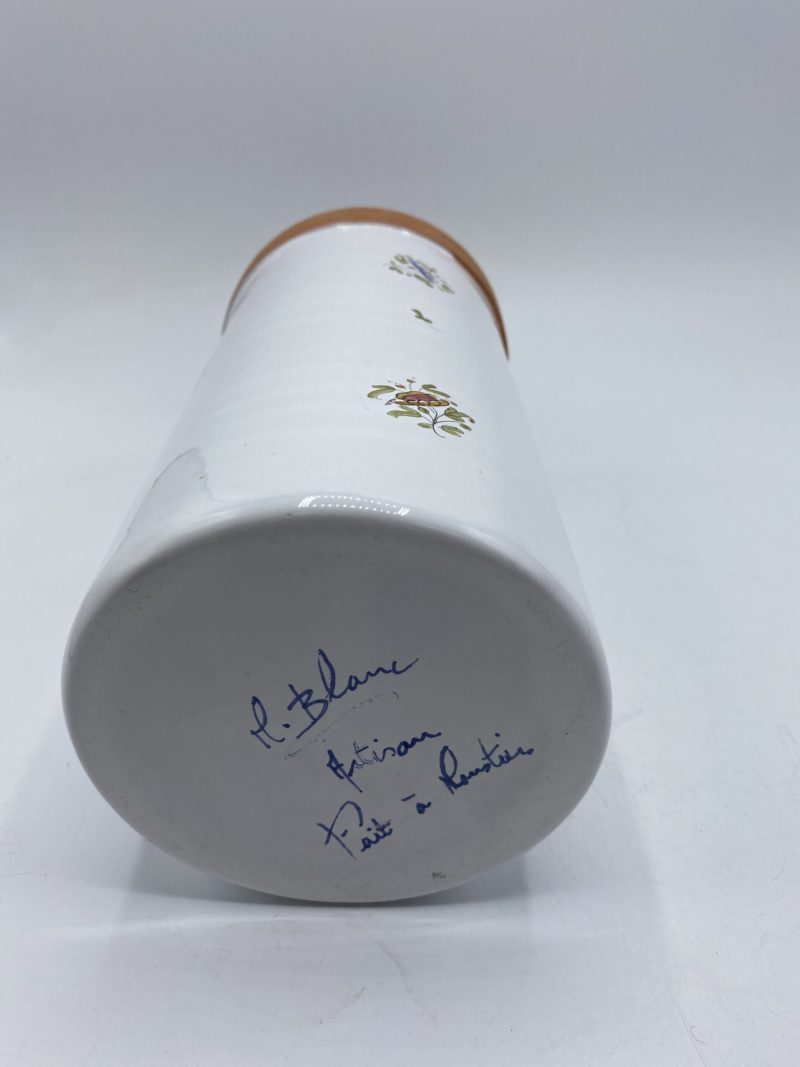 Brique à vin terre cuite et faïence Moustiers – Image 4