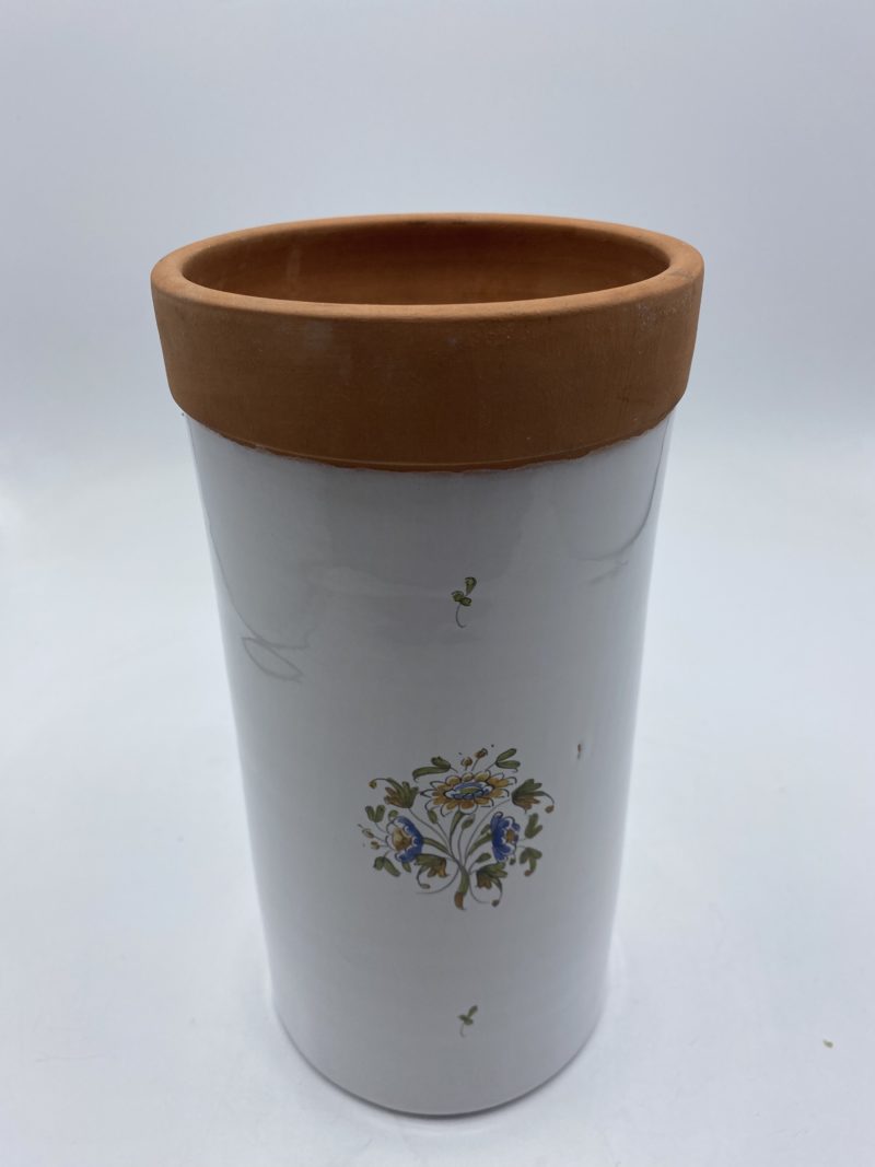 Brique à vin terre cuite et faïence Moustiers – Image 5