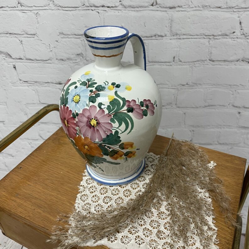 Cruche carafe vintage terre cuite