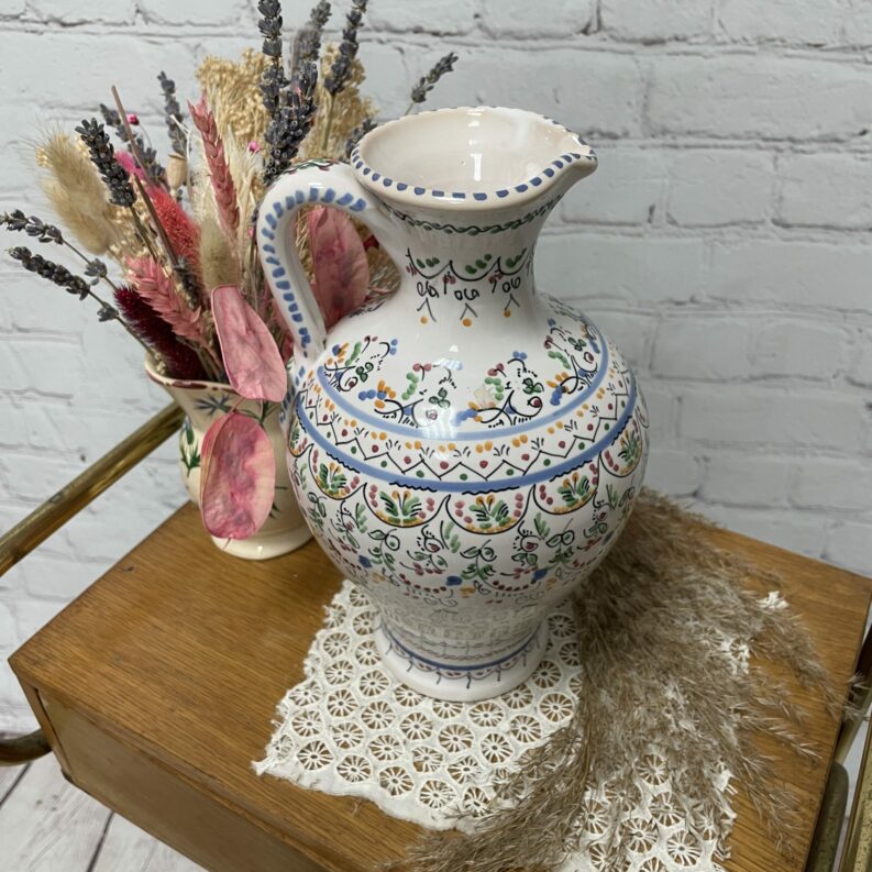 Cruche carafe vintage terre cuite