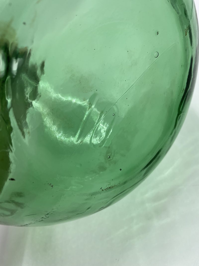 Dame jeanne vintage vert bouteille 10LDame jeanne vintage vert bouteille 10L – Image 3
