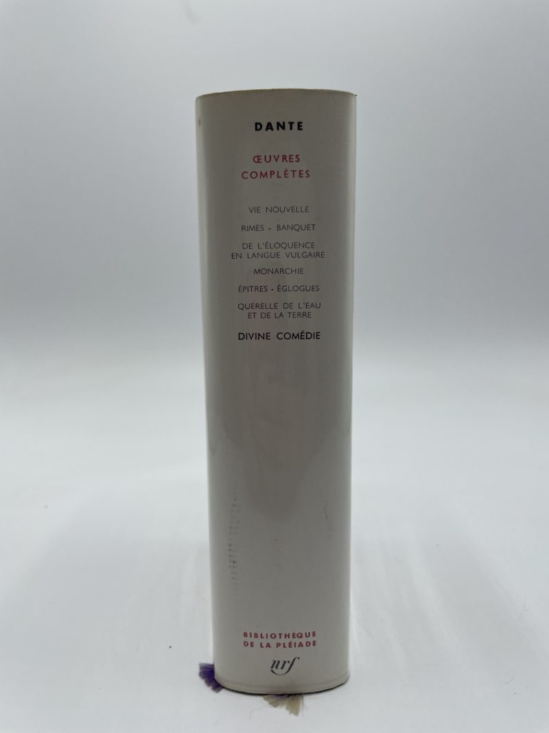 Dante – Oeuvres complètes – 1965 – Bibliothèque de la Pléiade – Image 2