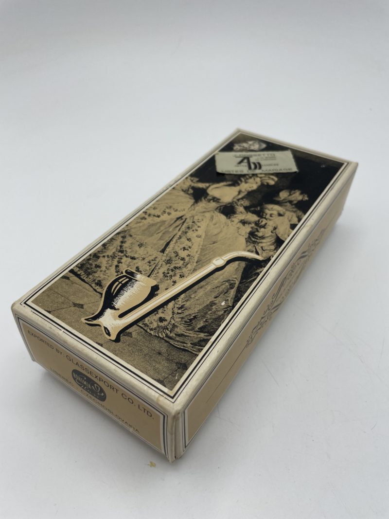 Pipe cognac vintage cristal de bohème – Image 7