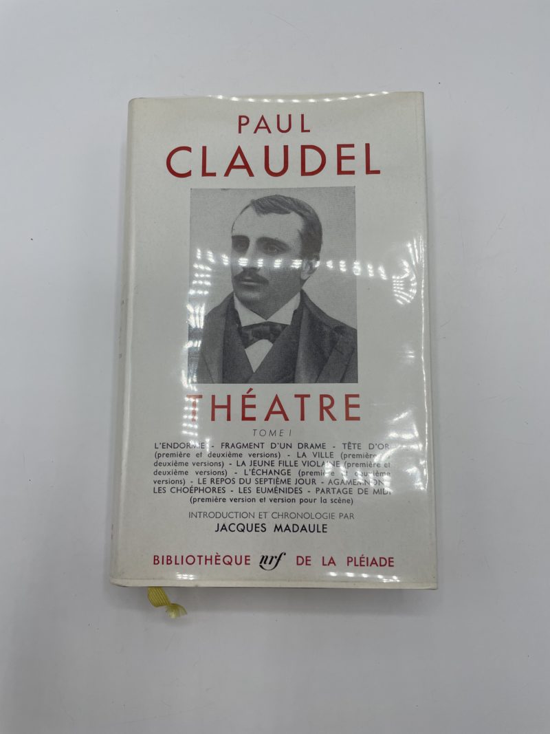 Paul Claudel – Théâtre Tome 1 – 1964 – Bibliothèque de la Pléiade – Image 4