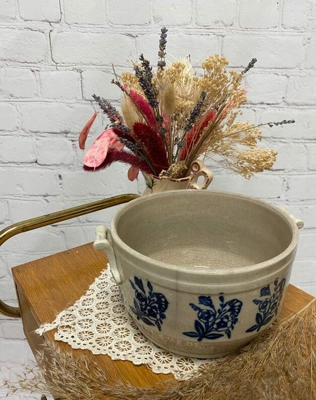 Saladier vintage faïence style anglais