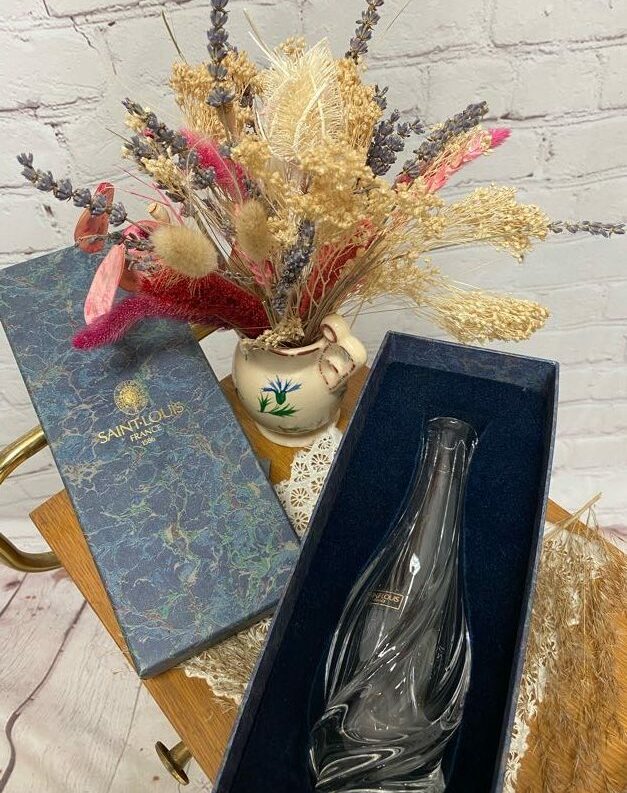 Vase Flora cristal Saint Louis