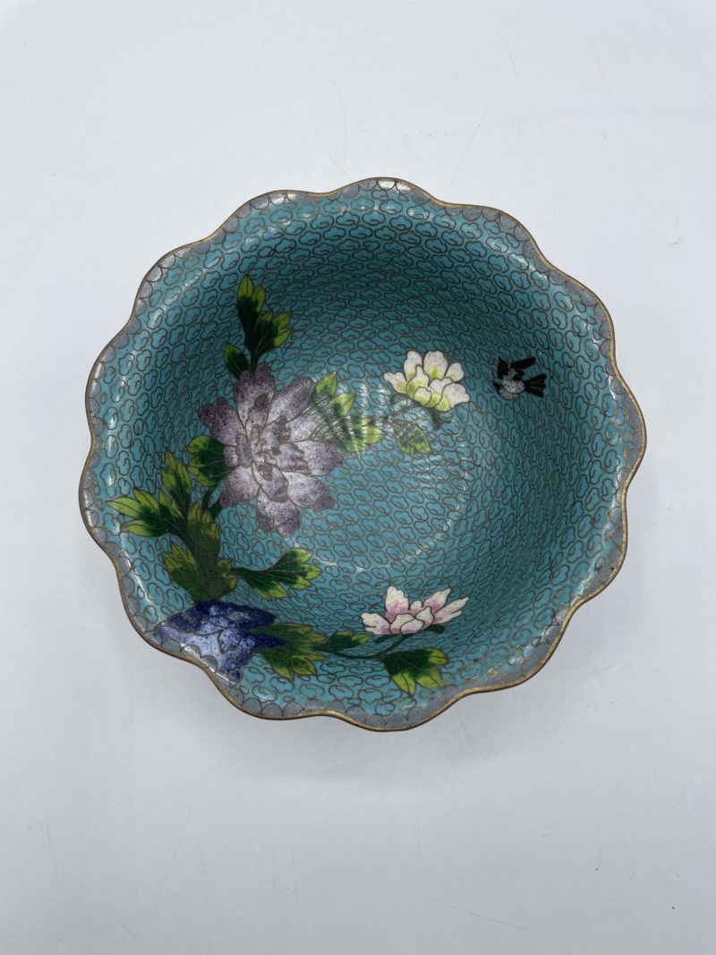 Petit bol émail cloisonné asiatique – Image 5