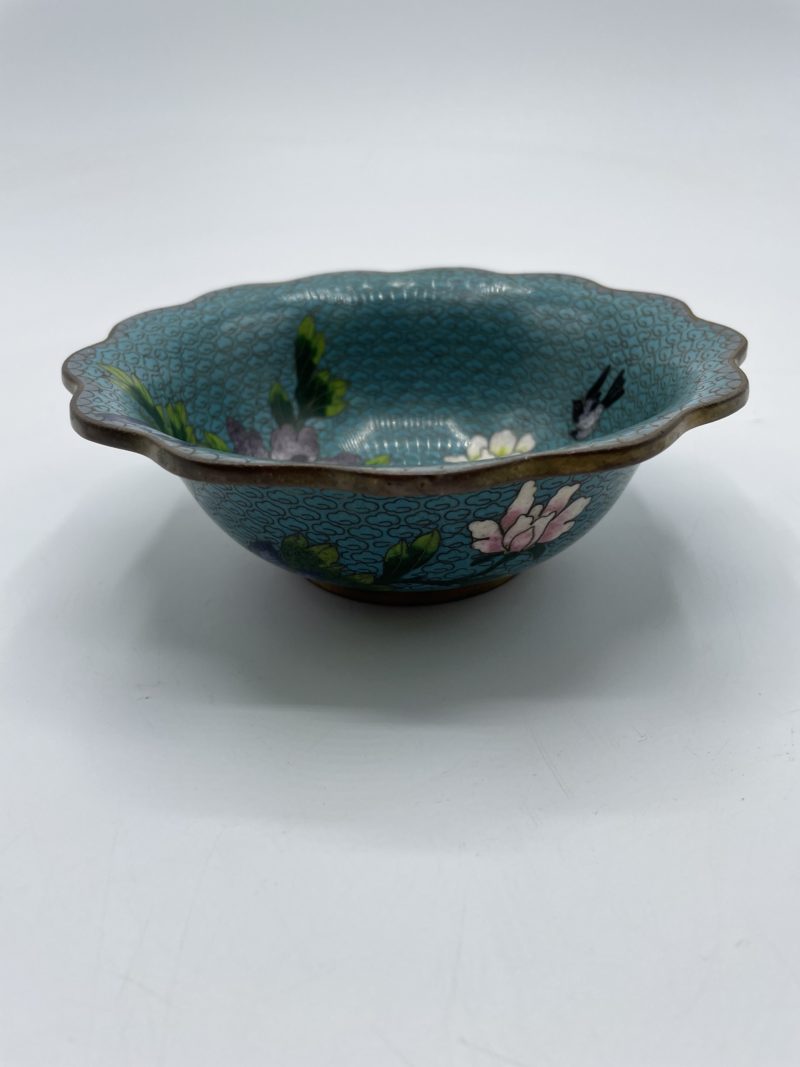 Petit bol émail cloisonné asiatique – Image 3