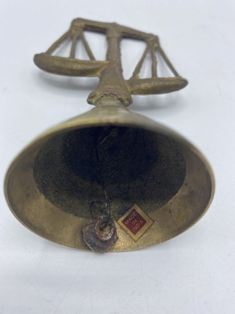 Petite cloche laiton balance Inde – Image 6
