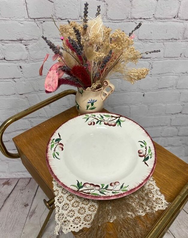 Petit compotier Digoin Sarreguemines vintage