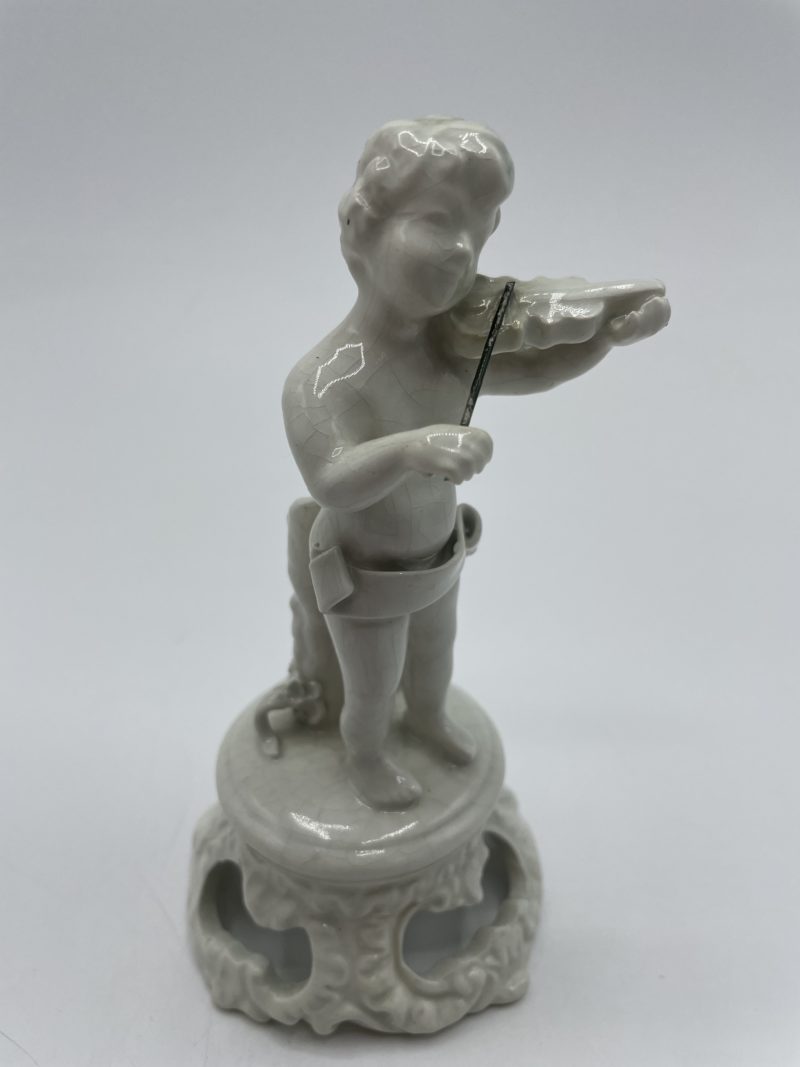 Lot 4 statuettes céramique orchestre chérubins – Image 9