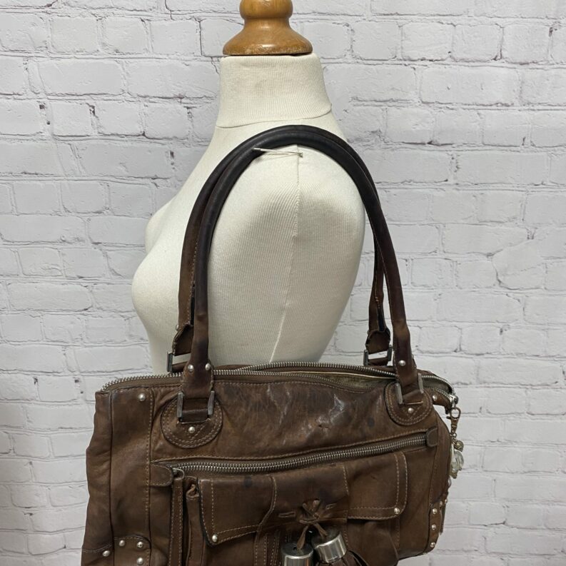 Sac à main en cuir de marque Luella