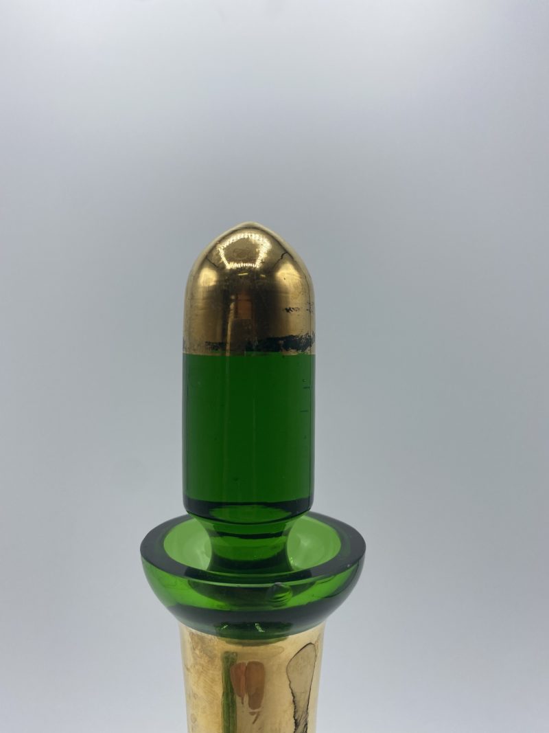 Service alcool bouteille et verre cristal Bohème – Image 3