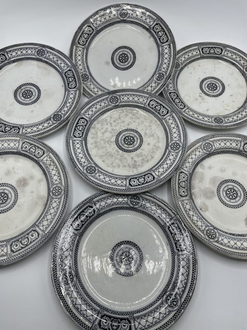 Service 11 assiettes Argos J DEFRIES SONS House Houndstich – Image 8