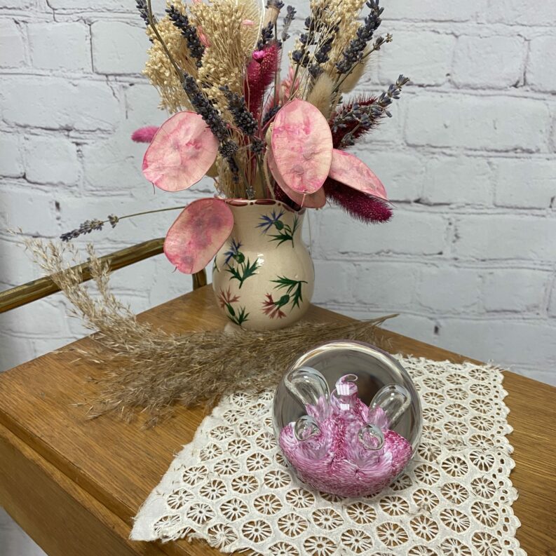 Presse papier boule en verre Caithness Maydance Scotland édition limitée