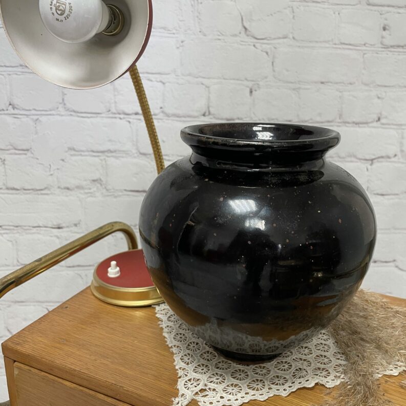 Vase boule terre lustrée Les Cyclades Anduze Zabel