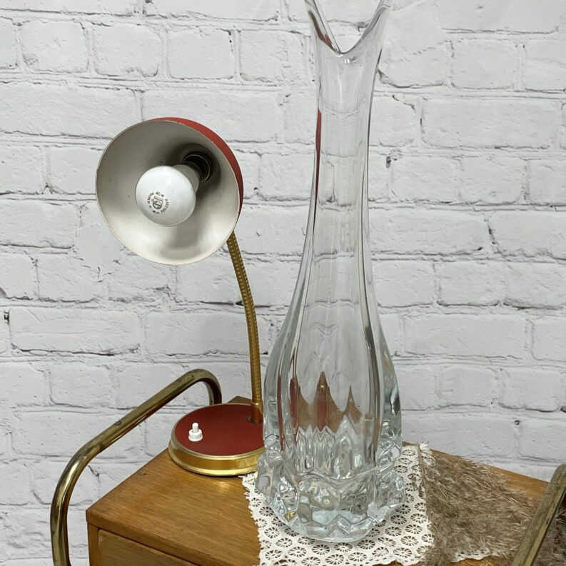 Grand vase en cristal soufflé Vannes France