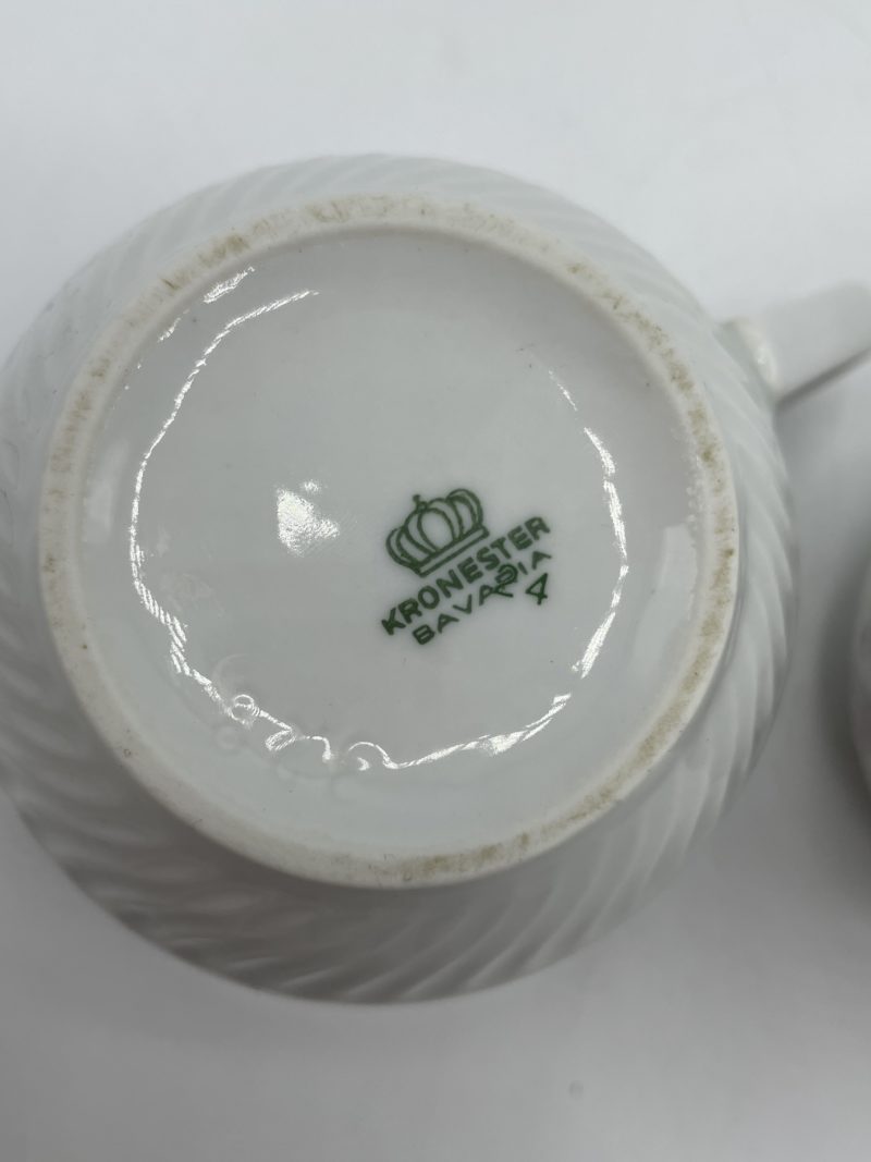 Duo mugs papi mami porcelaine Kronester Bavière – Image 2