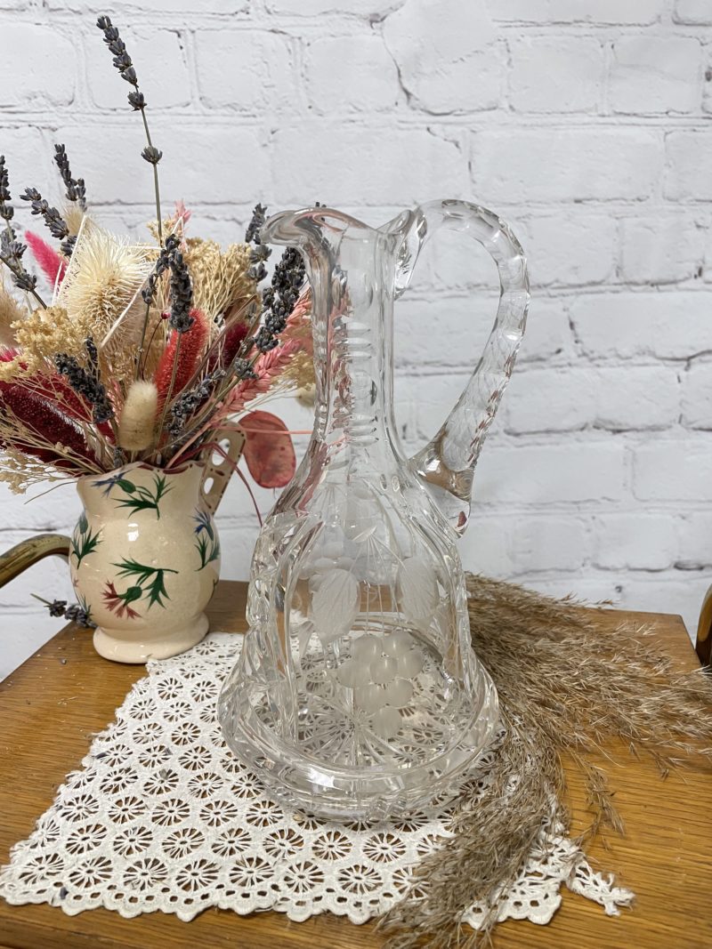 Carafe verre ciselé (7)