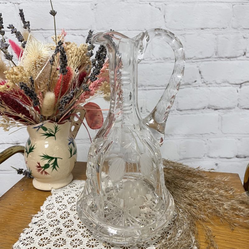 Carafe verre ciselé (7)