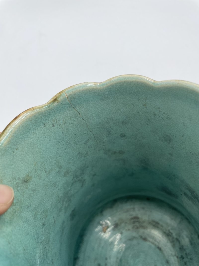 Carafe ou pichet à vin barbotine et céramique Sarreguemines – Image 7
