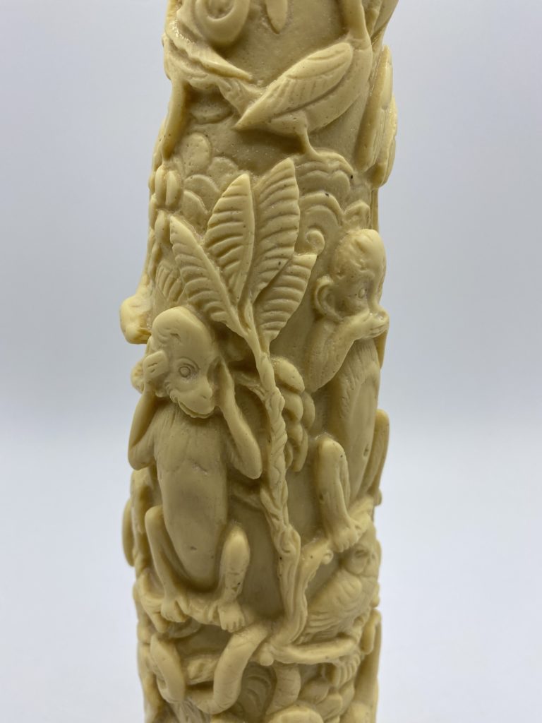 Ancien Récipient à Boire En Corne Sculptée - Cap Vert - Années 60 - Décoration