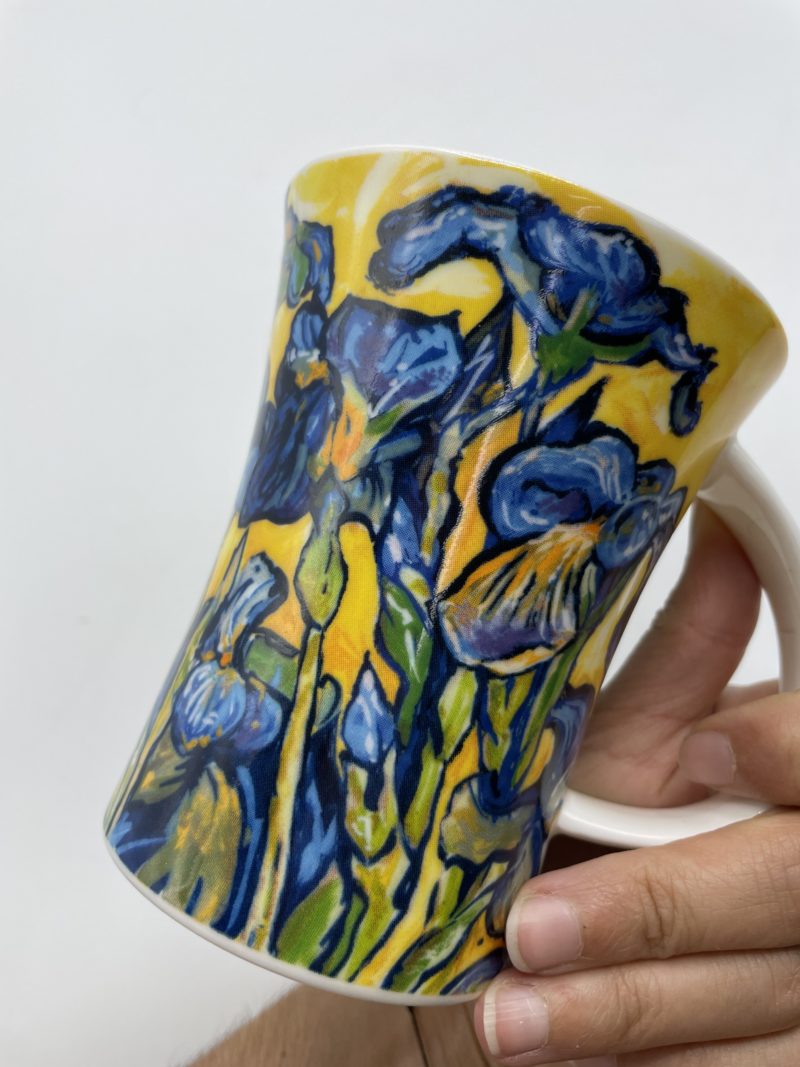 Duo mugs peinture impressionnisme Paul Cézanne porcelaine – Image 3