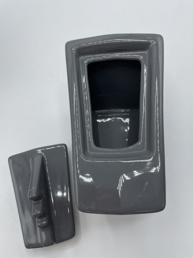 Duo théière sucrier vintage Salins France design art deco modernisme – Image 8