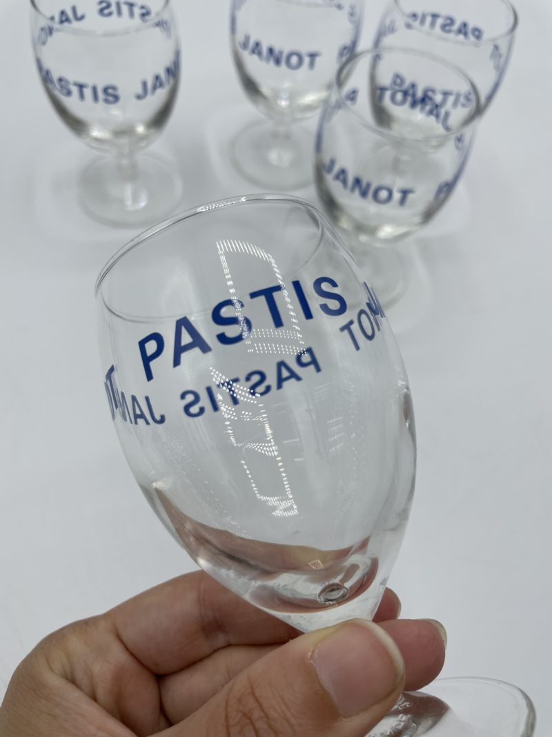 Lot de 5 verres ballon Pastis Janot – Image 3
