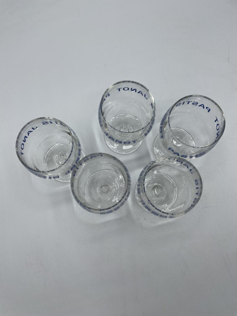 Lot de 5 verres ballon Pastis Janot – Image 4