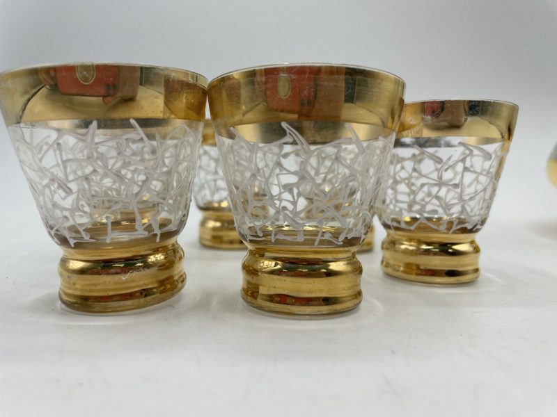 Service alcool carafe verres liqueur verrerie de Monaco – Image 4
